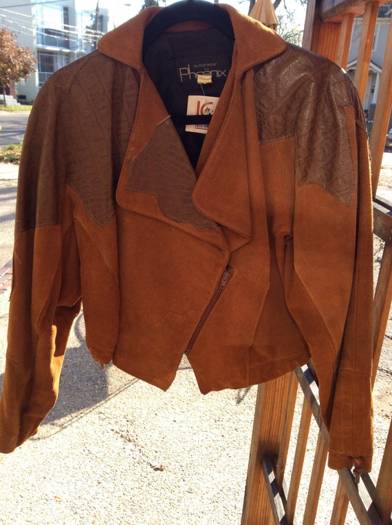 Women's leather coat