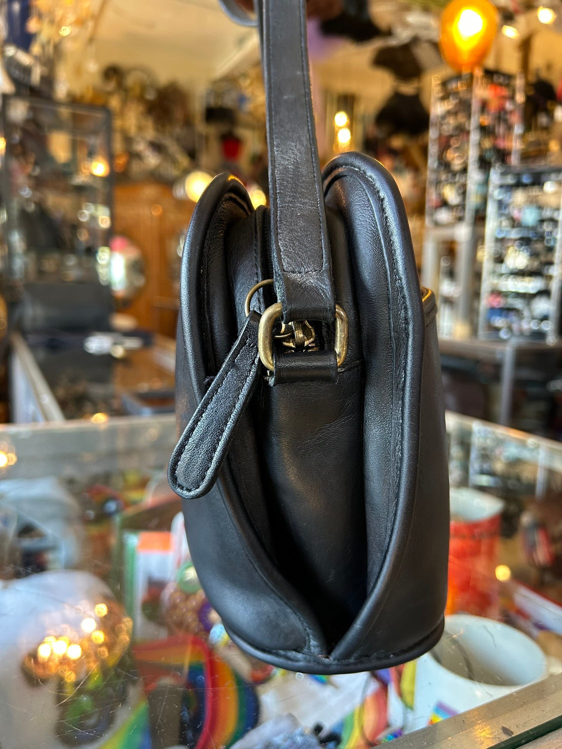 Vintage Black Coach Handbags 