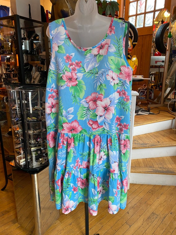 80’s Floral Dress or Mumu - image 4