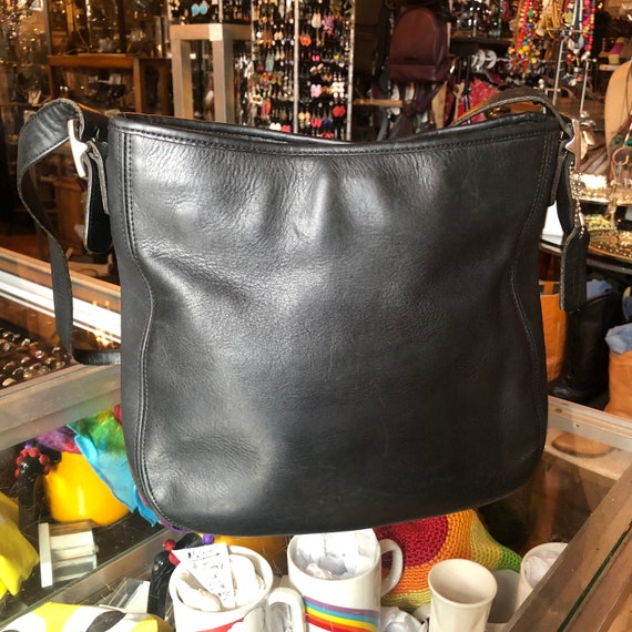 black coach monogram purse
