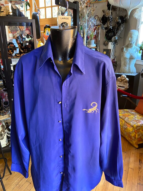 Men’s large scorpion long sleeve Scorpion shirt co