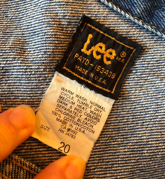 Vintage Blue Denim Jacket Lee Jean 