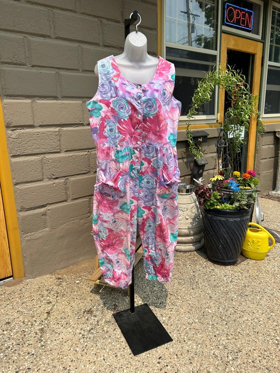 Authentic Vintage 80’s Pink Floral Jumper