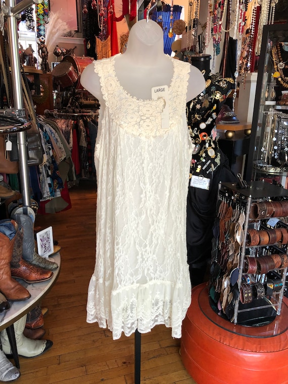 Pretty Angel NOS Off White Lace Dress