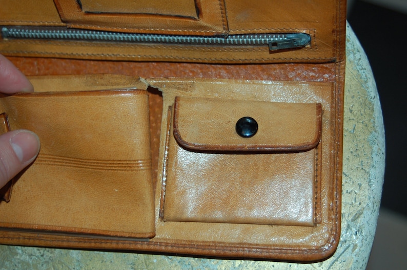 Genuine Hand-Tooled Leather Wallet