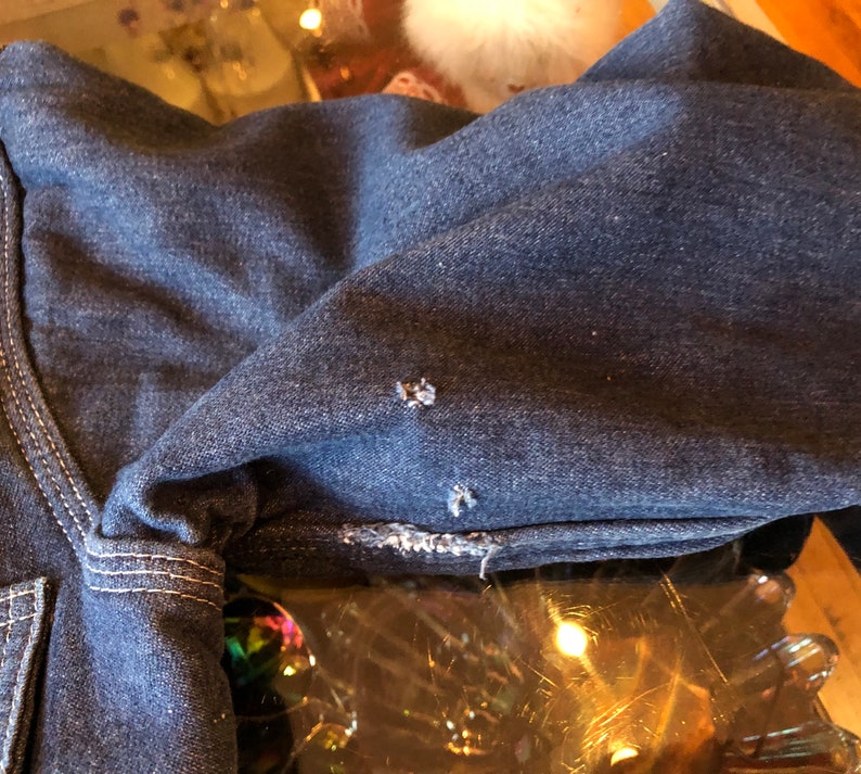 Vintage BIG MAC Unisex Blue Denim Jacket With Fleece Lining | Etsy