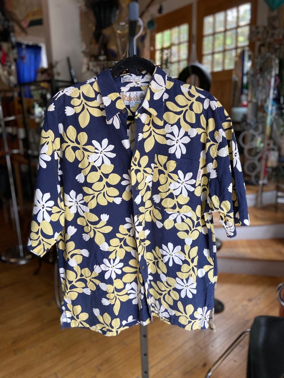 vintage hawaiian mens shirt - Gem