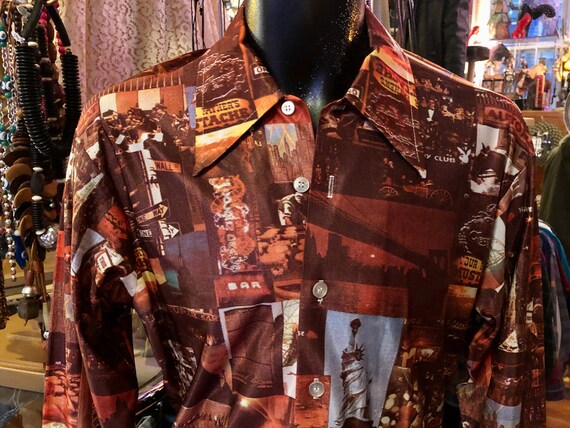 70’s Disco New York City Theme Poly Shirt, Twin To