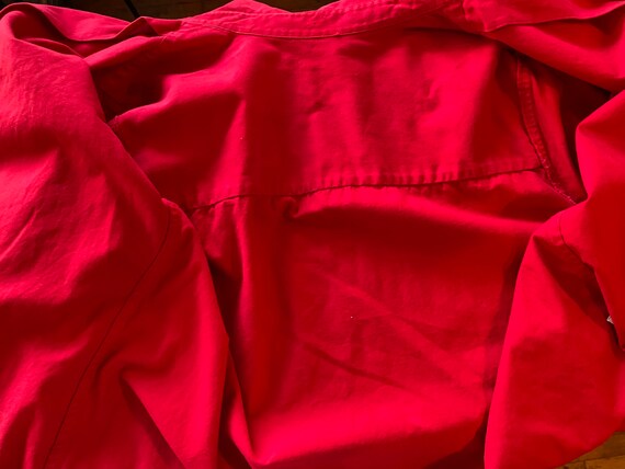 Authentic 80’s Vintage Red Cotton Jacket - image 9