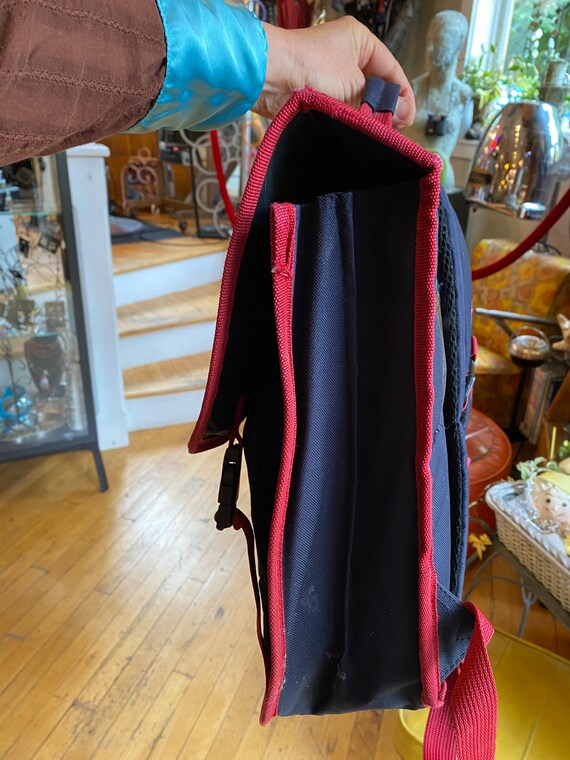 Authentic Vintage ROOTS Nylon Backpack Briefcase Bag Gem