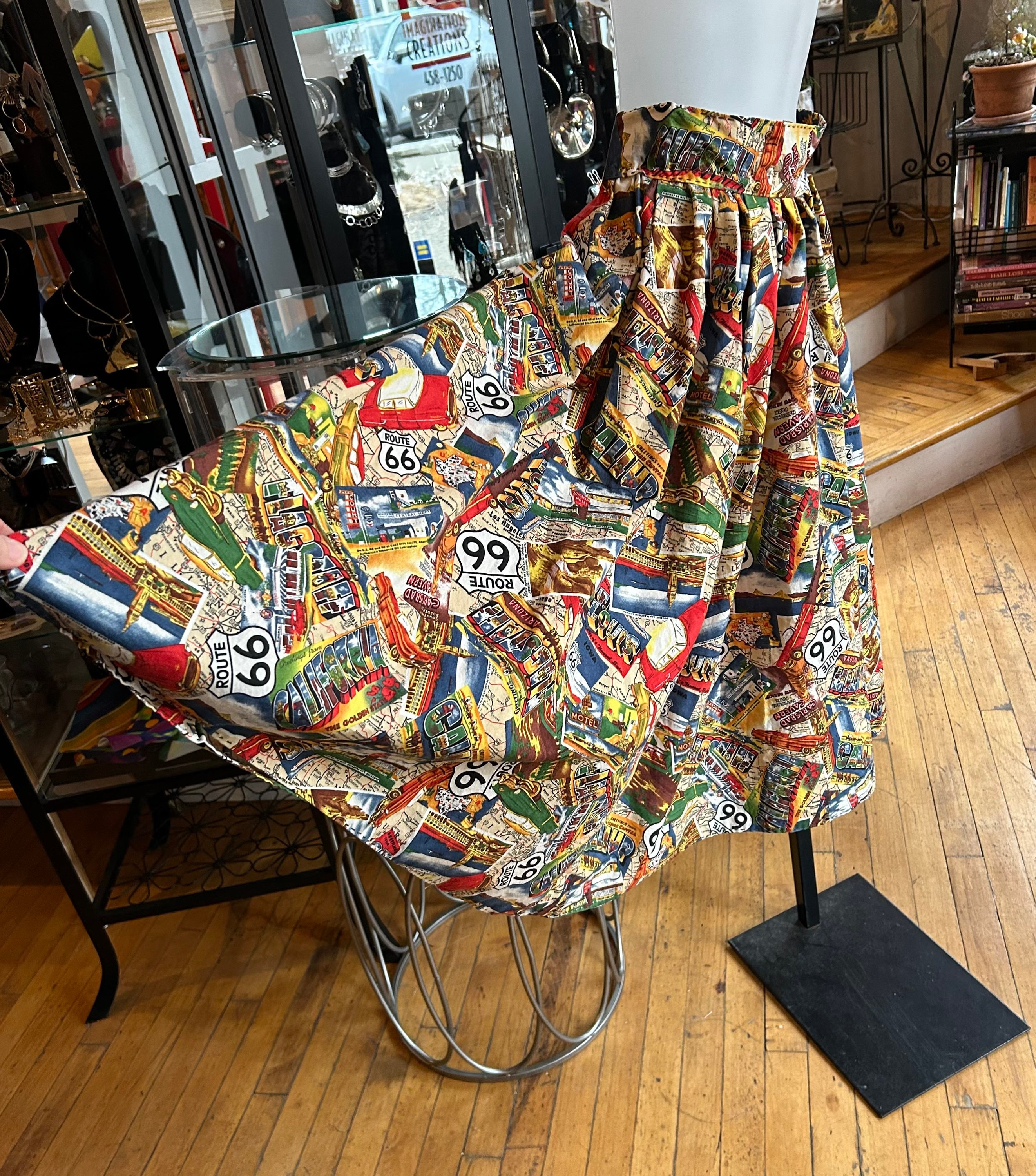 Hand Painted Skirt - Etsy