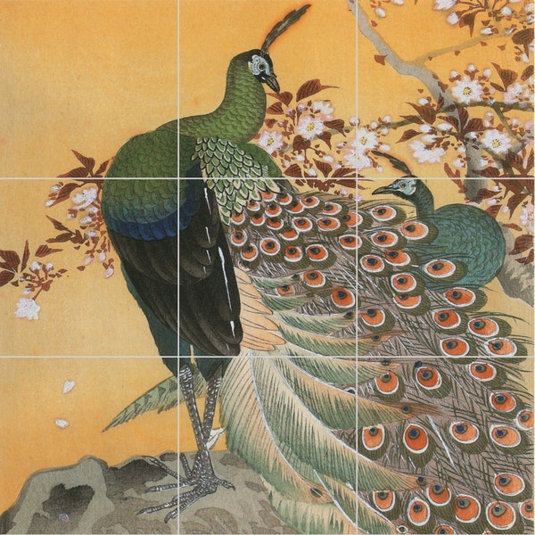 Large Tile Mural Etsy