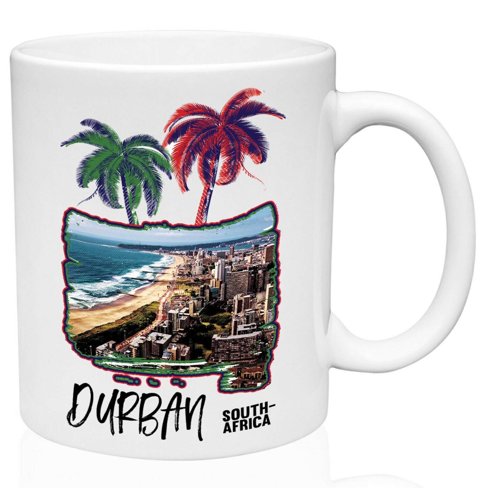 Durban South Africa 11oz Ceramic High Quality Coffee Mug Etsy