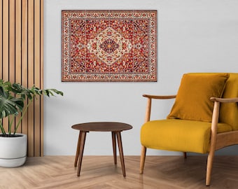 Arabic Pattern Tile Mural: Ceramic Mosaic Panel, Islamic Art Decor