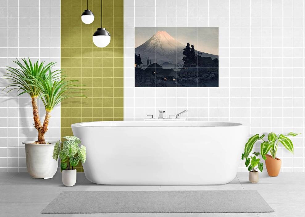 Mosaic Tile Art 展作品 富士山をモチーフとした美しいモザイク