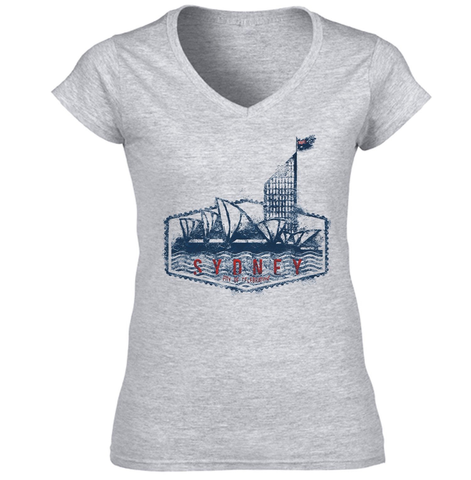 Image of Australia - Sydney New Cotton White Lady T Shir