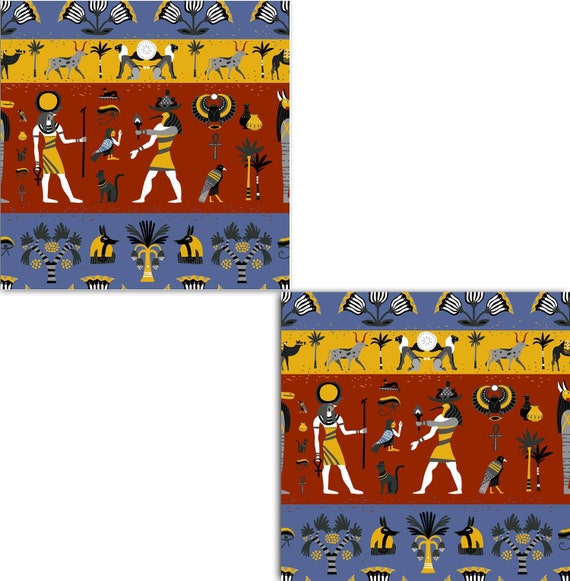 Egyptian Tiles Egypt Tile Two 6 x 6 inches decorative Etsy