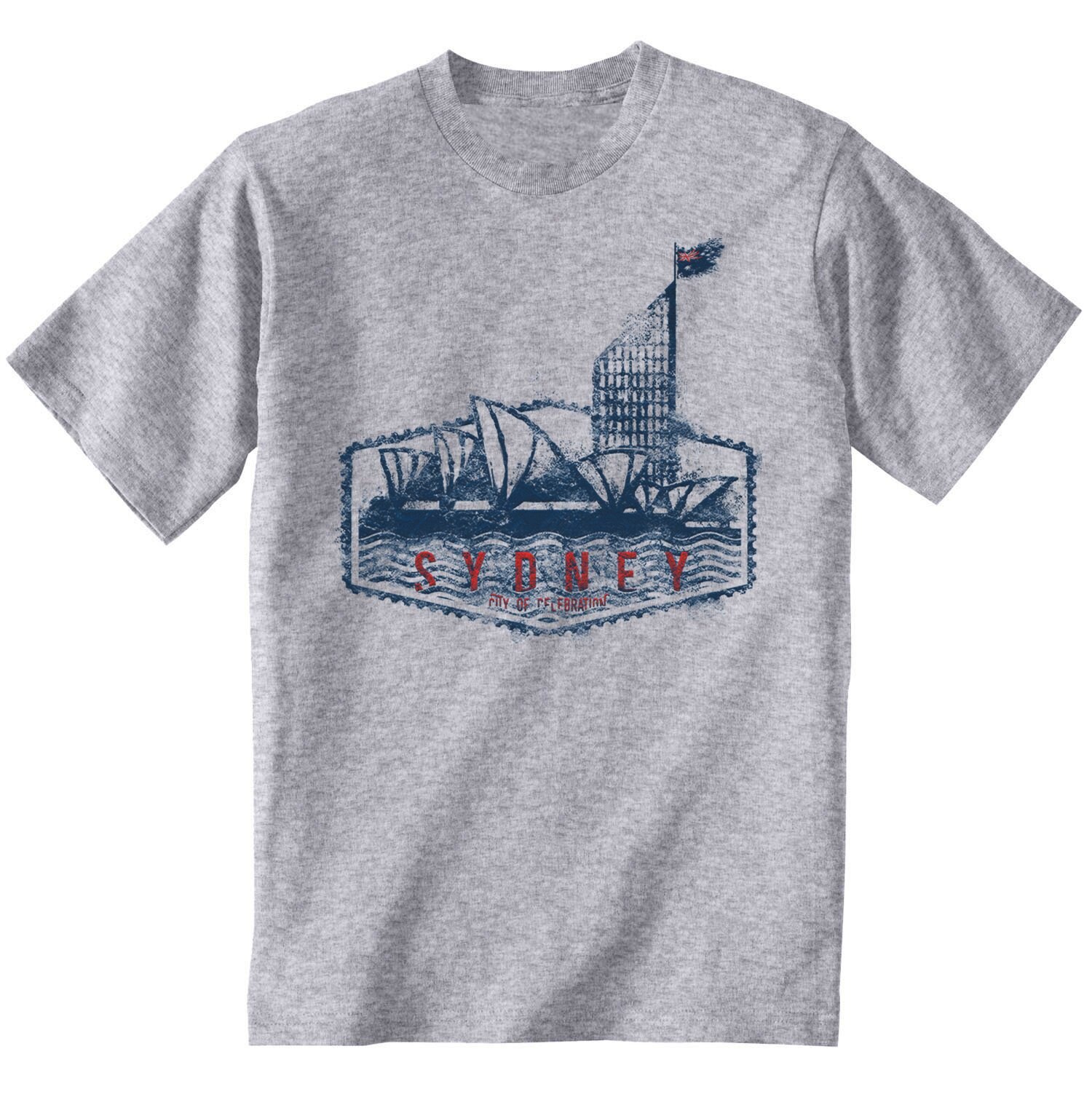 Image of Australia - Sydney Man New Cotton Grey T-Shirt