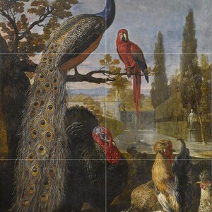 Carrelage Mural Dosseret PAACOCK LAPIN D. Coninck – Art Déco Marbre Céramique (multicolore)
