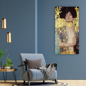 Tile Mural/Mosaic Ceramic Panel of Gustav Klimt Judith and the Head of Holofernes - Klimt Wall Art - Klimt Tile Mural -Gustav Klimt print