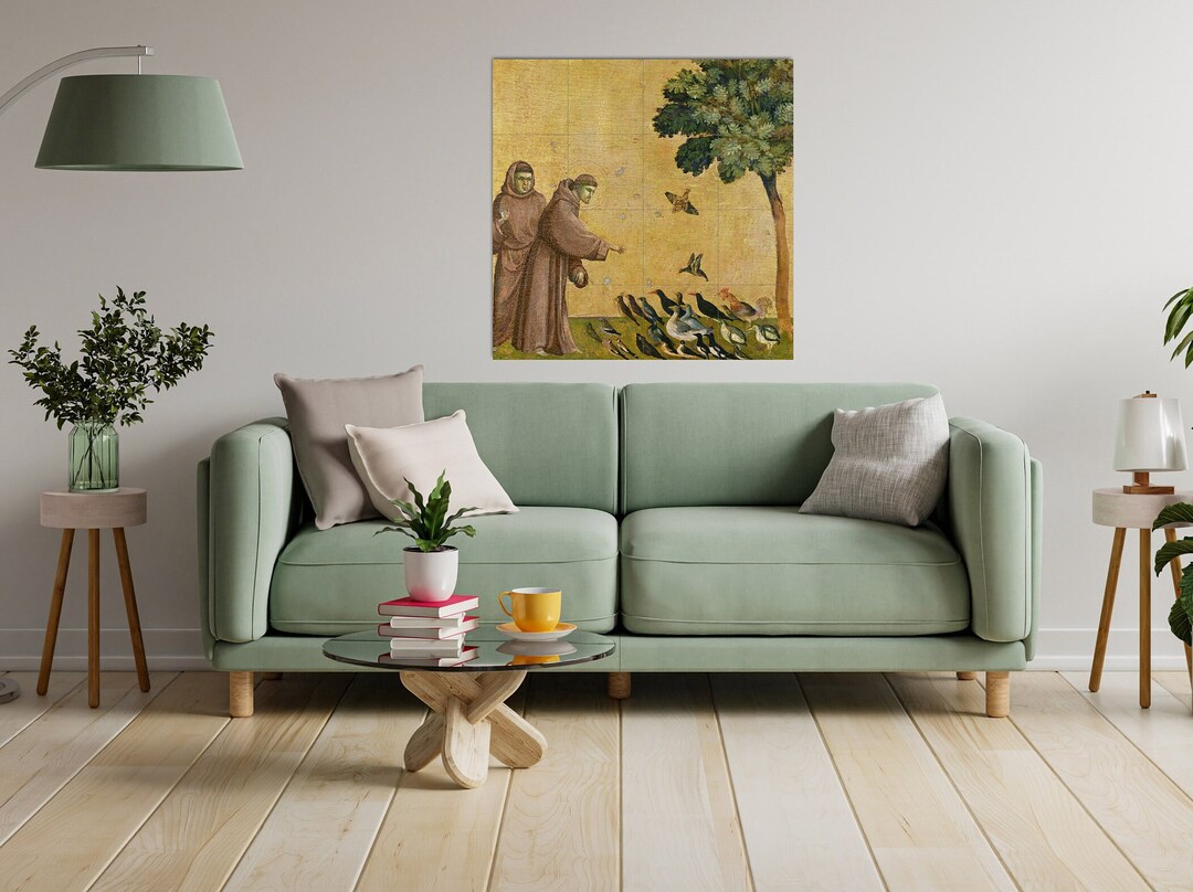 Saint Francis of Assisi Tile Mural: Catholic Gloss Ceramic Panel - Etsy