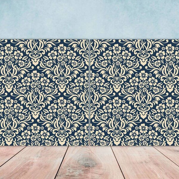 Damask Wall Decor Etsy