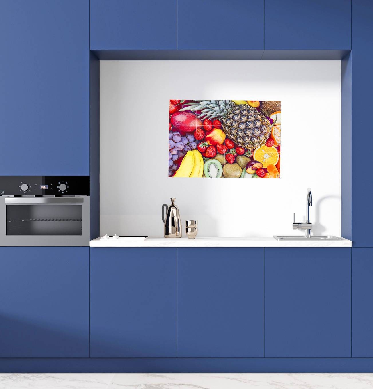Tile Mural/mosaic Ceramic Panel of Fruits Kitchen Wall Art | Etsy