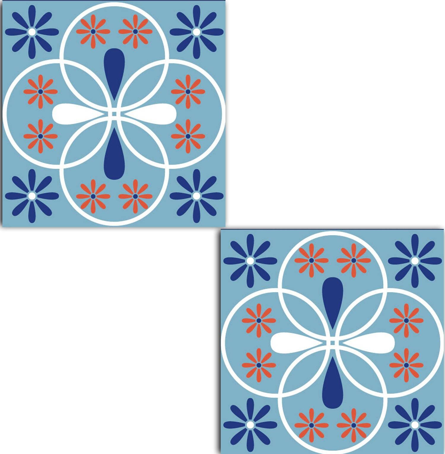 Marokkanische Fliesen Design zwei 6 x 6 Zoll dekorative | Etsy