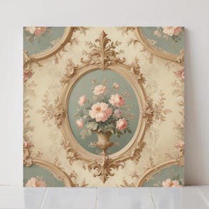 Viktorianische Keramikfliesen: Blumenmuster