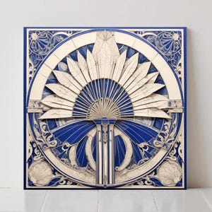 Piastrelle in ceramica Art Déco: decorazioni geometriche per pareti, paraschizzi per cucina