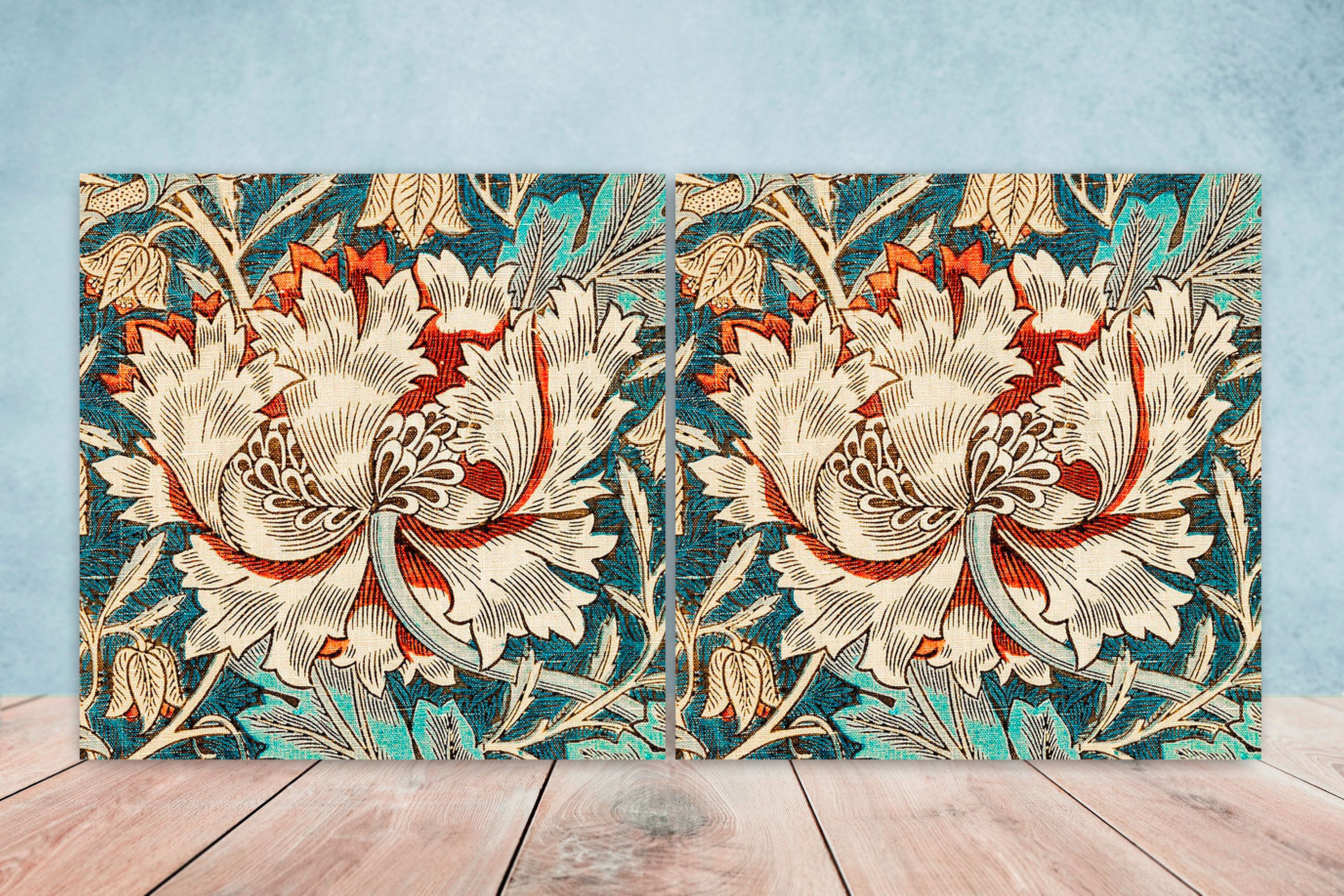 Carrelage mural à motif floral fleurs sauvages A1021 pour