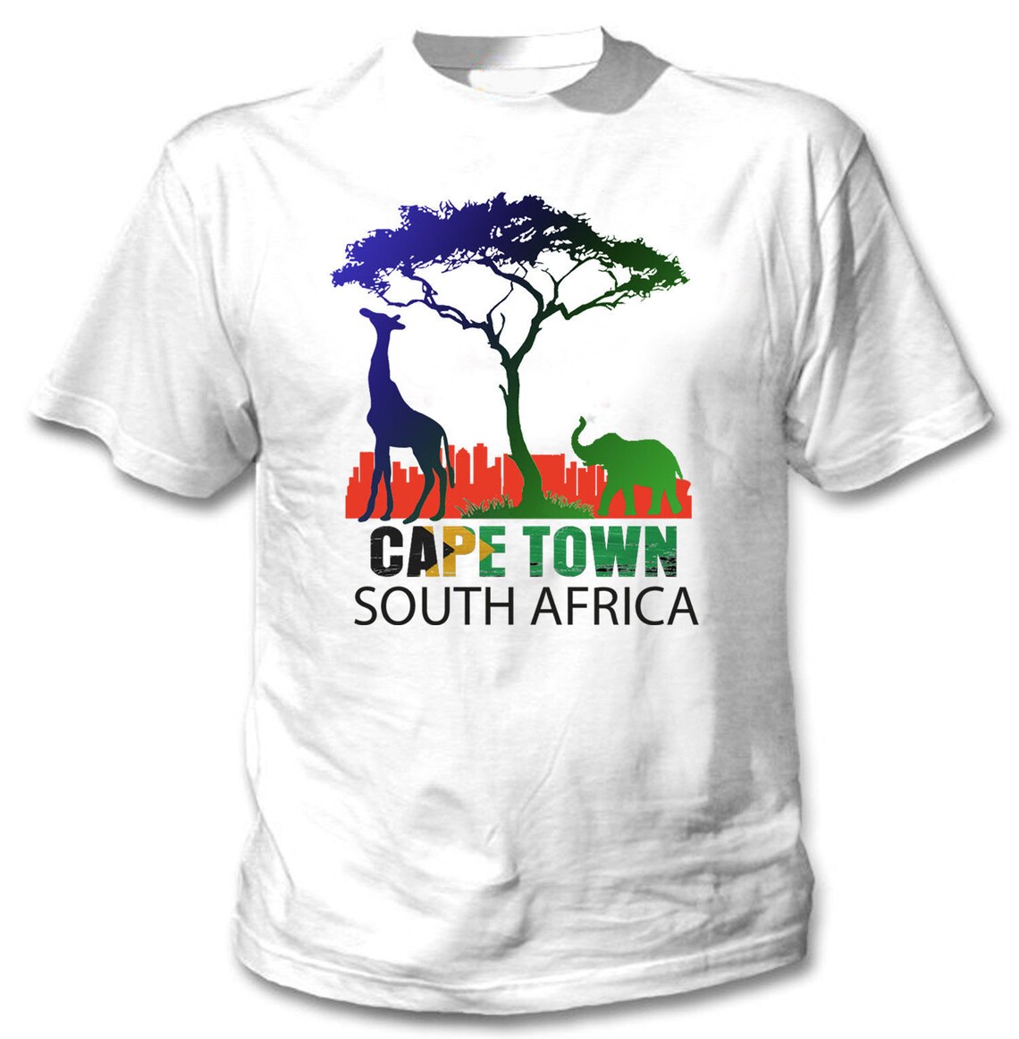 Cape Town South Africa 2 Man new cotton white tshirt Etsy