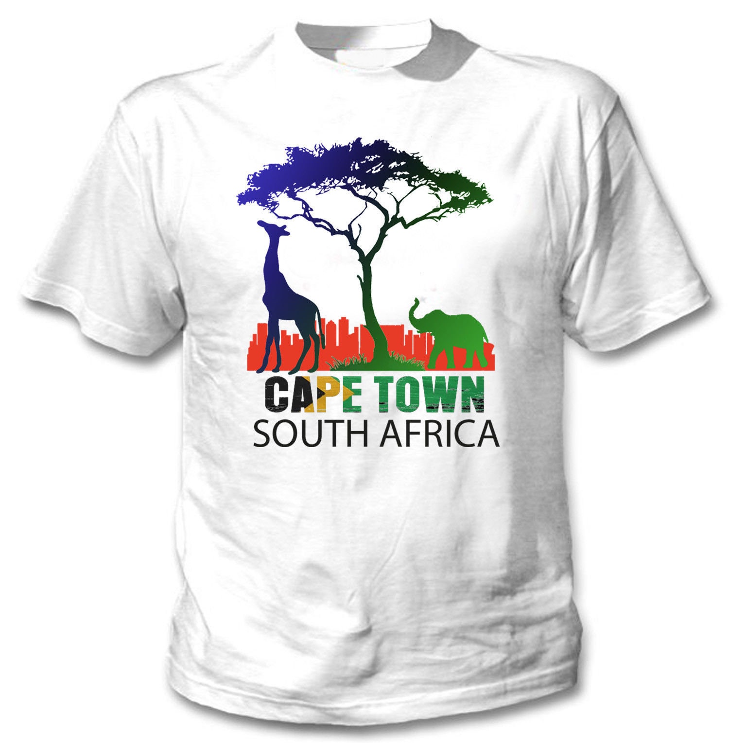 Cape Town South Africa 2 Man new cotton white tshirt Etsy