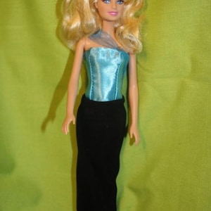 Strapless beautiful dress for doll