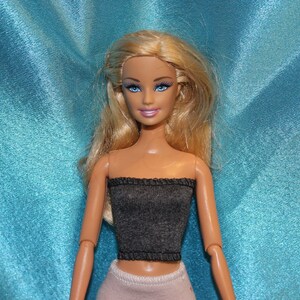 Grey top for Barbie doll