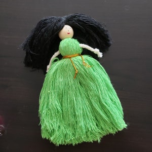 Handmade macrame woman doll nursery,decor,gift...