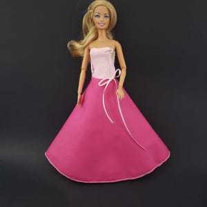 Long beautiful dress for doll