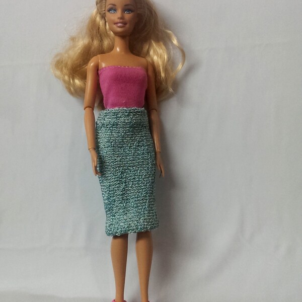 Designers fabric Barbie doll skirt