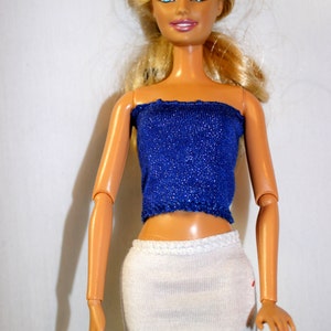 Blue evening top