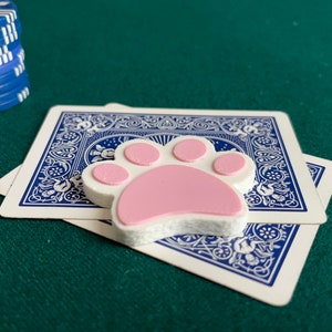 Protège-cartes de poker Cute Cat Paw (Protège-cartes)