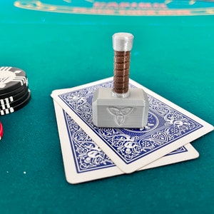 Thor's Hammer (Mjolnir) pokerkaartbeschermer (kaartbeschermer)