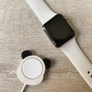 Cute Bear Skin/Cover for Apple Watch Charger (Panda Bear, Polar Bear, Grizzly Bear)