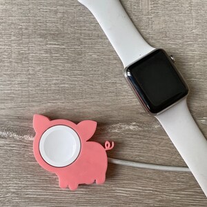 Cute Pig Skin/Cover for Apple Watch Charger