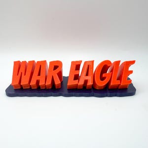 Auburn &quot;War Eagle&quot; Desk Display