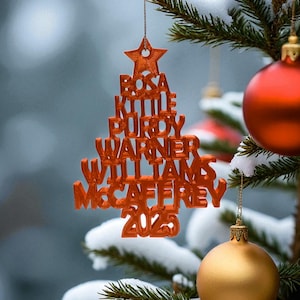 2025 San Francisco 49ers 3D Printed Christmas Tree Ornament