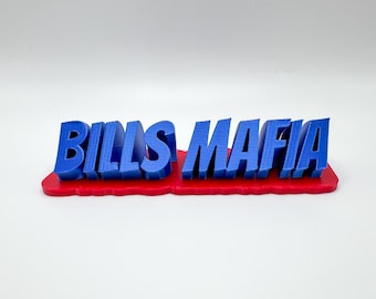 Stojak ekspozycyjny „Bills Mafia” na Buffalo Bills