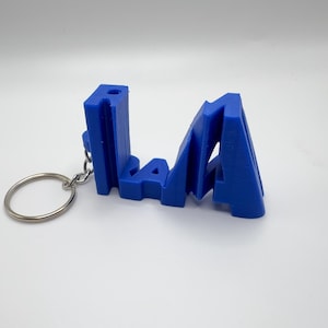 Cool and Unique LA Rams Keychain (3D Printed)