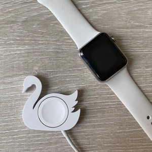 Cute Swan Skin/Cover for Apple Watch Charger
