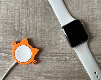 Cute Cat Skin/Cover for Apple Watch Charger