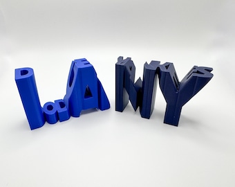 Cool and Unique Los Angeles Dodgers and New York Yankees 3D Printed Gift